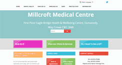 Desktop Screenshot of millcroftmedicalcentre.nhs.uk