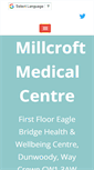Mobile Screenshot of millcroftmedicalcentre.nhs.uk